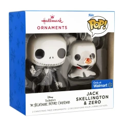 Hallmark Ornament: Funko Pop: Nightmare Before Christmas: Jack and Zero